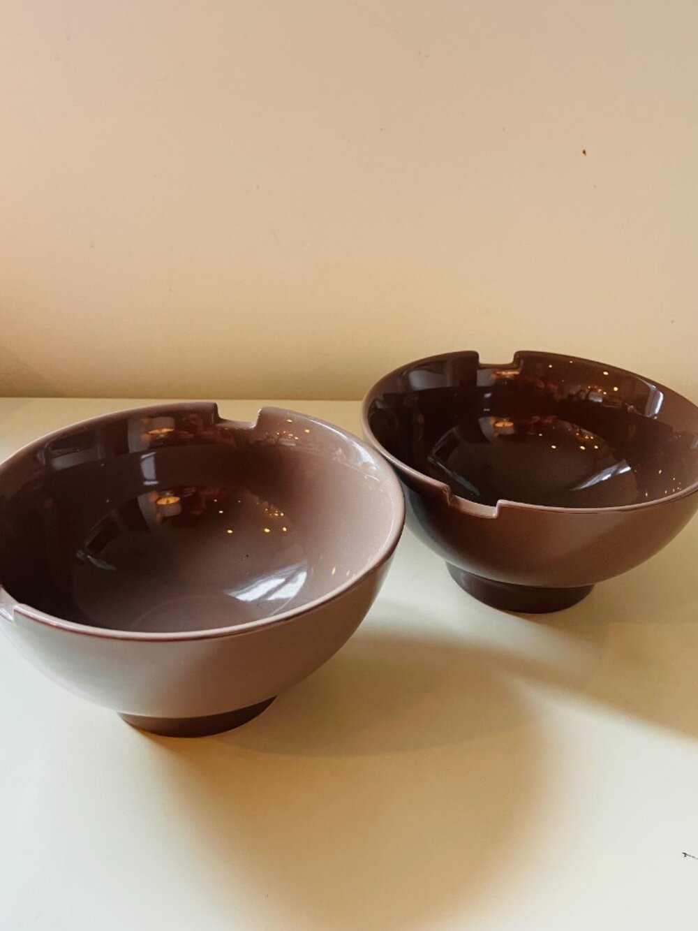 Vintage Set of 2 Ramen Bowls - Pier One Import - Picture 5 of 10